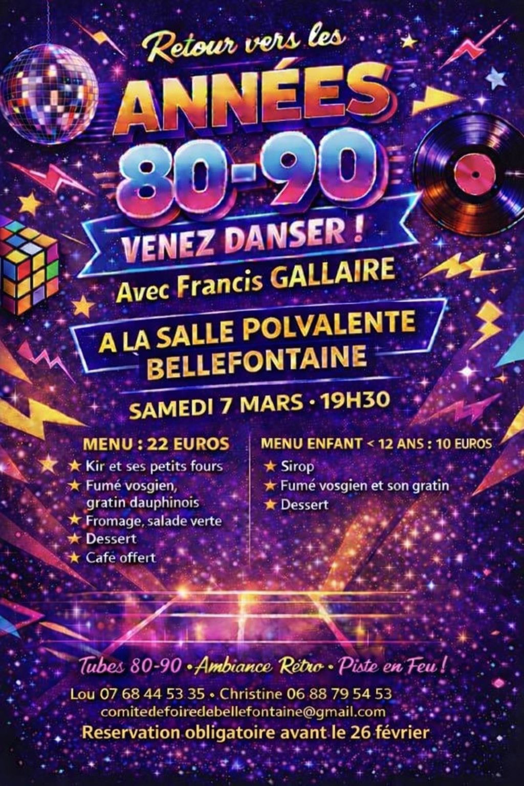 Soirée 80 90